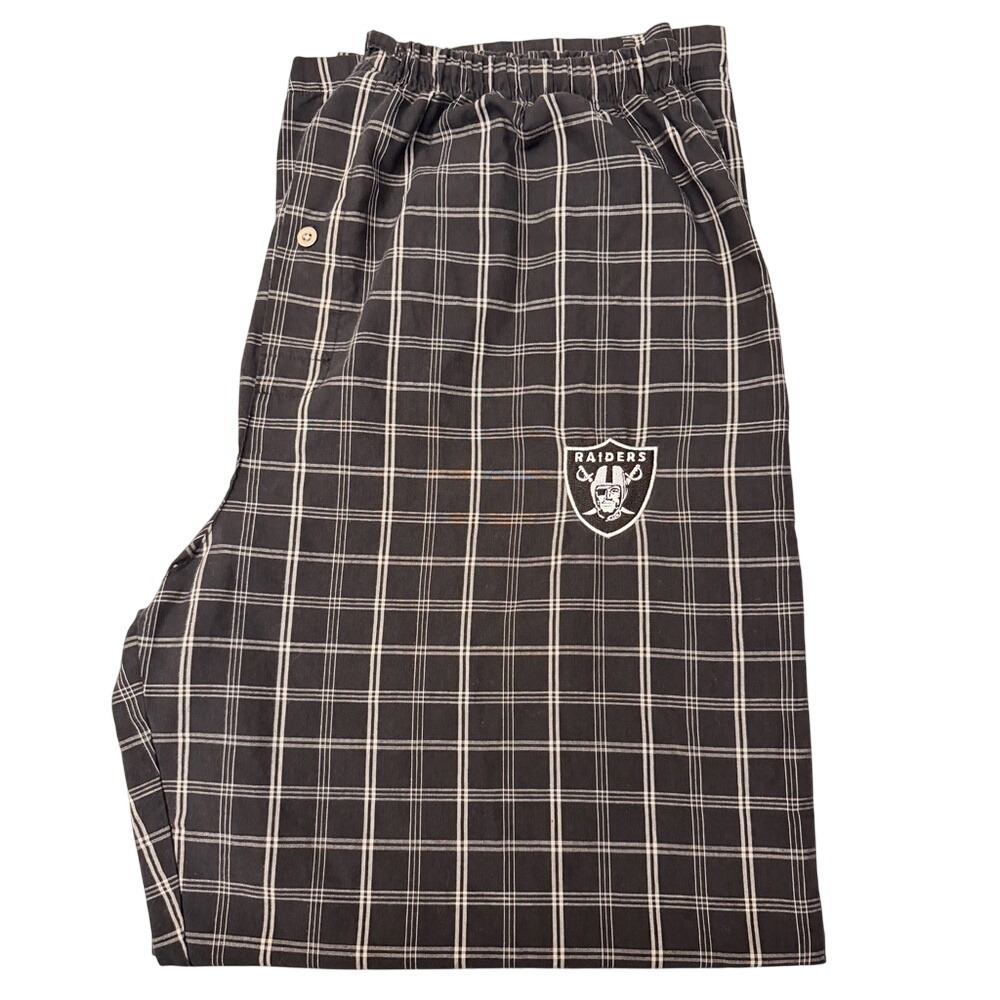 Reebok Black and White Checkered Joggers
